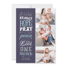 Rejoice in Hope Religiösa jul Photo Card