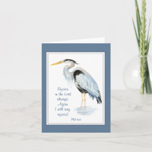 Rejoice in Lord Bible inspirational Quote Heron Kort