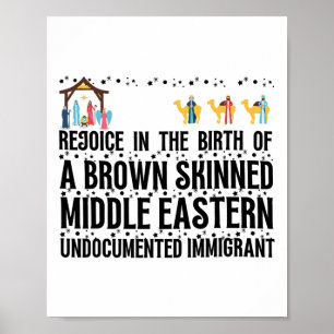 Rejoice in the Birth of a Brown Skinned jul Poster
