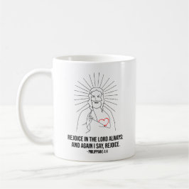 Rejoice in the Lord Alltid Christian Kaffemugg