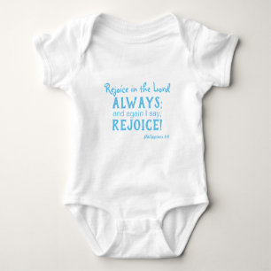 Rejoice in the Lord Always Bible Verse T Shirt