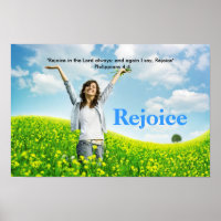 Rejoice in the Lord Beship Pising Poster
