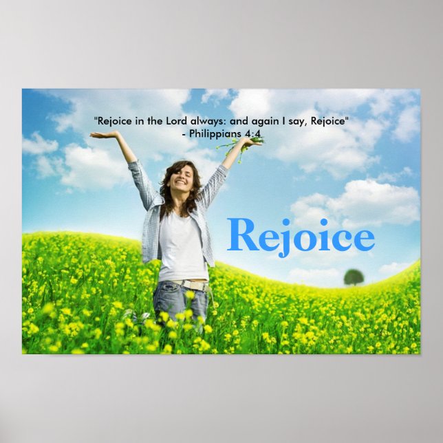 Rejoice in the Lord Beship Pising Poster (Framsidan)