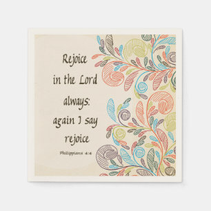 Rejoice in the Lord Napkins Pappersservett