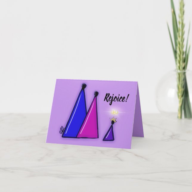 Rejoice! Julkort Helgkort (Framsida)