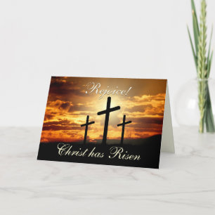 Rejoice! Kristus har Risen, Påsk Kor Helgkort