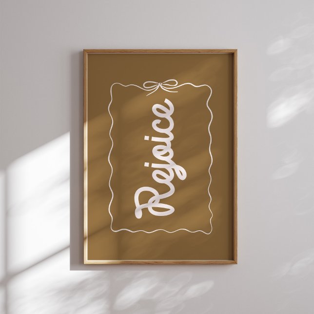 Rejoice Neutralt-Helgdag Poster (Skapare uppladdad)