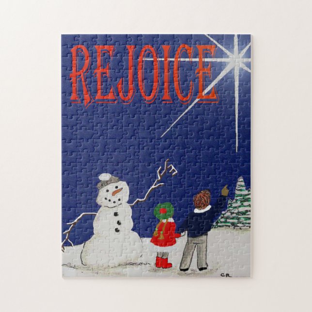 Rejoice! Pussel-roligt. Familjespel. strategi Pussel (Vertikal)