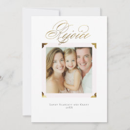 Rejoice Ram hörn Julkort