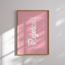 Rejoice Rosa-Helgdag - Poster