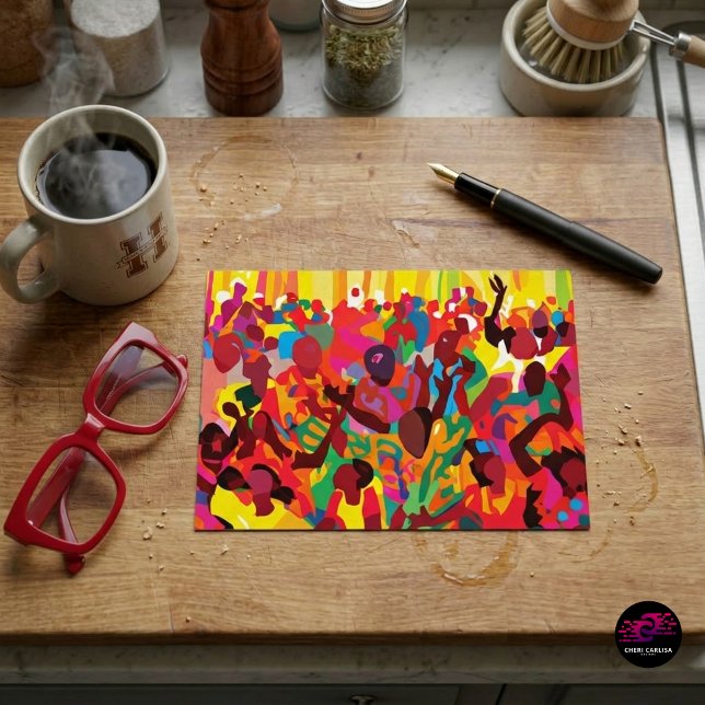 Rejöst och känn Heligans anda Vykort (Not everything needs words—this already says enough)