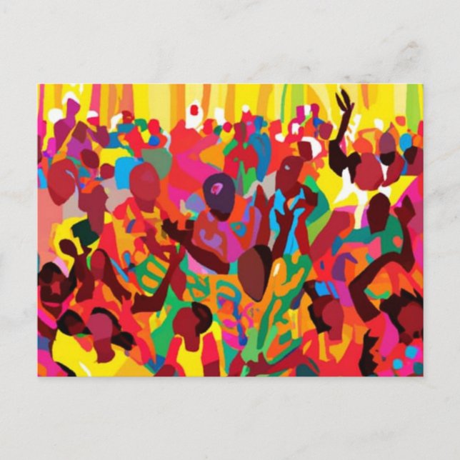 Rejöst och känn Heligans anda Vykort (Framsida)