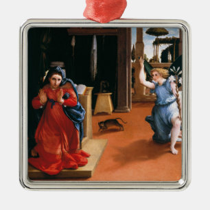 REKANATI ANNUNCIP AV LORENZO LOTTO JULGRANSPRYDNAD METALL