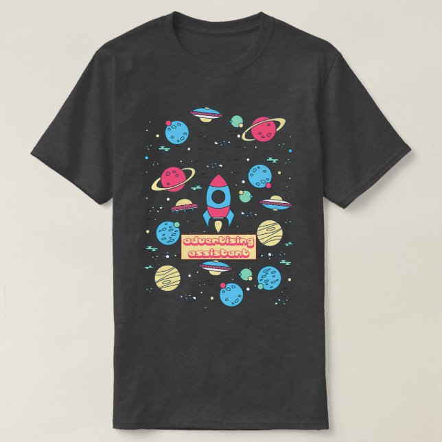 REKLAM ASSISTANT Classic TShirt T Shirt (Design framsida)