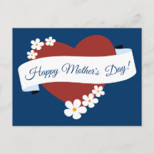 Reklam Blomster Ram Rött Hjärta Mors Dag