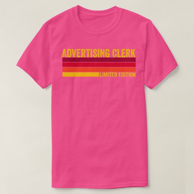 Reklam Clerk T Shirt (Design framsida)