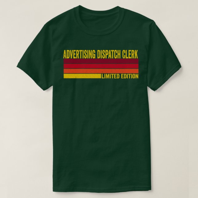 Reklam Dispatch Clerk T Shirt (Design framsida)