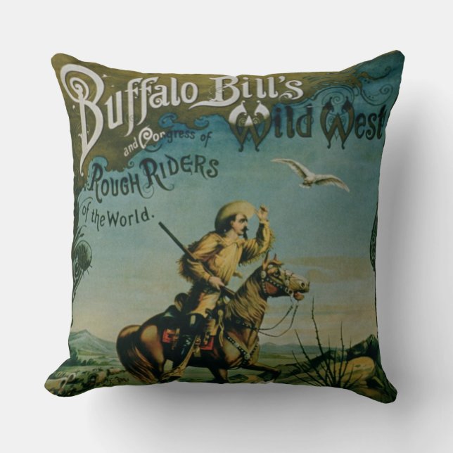 Reklam för 'Buffalo Bills vilda västern och Co Kudde (Framsida)