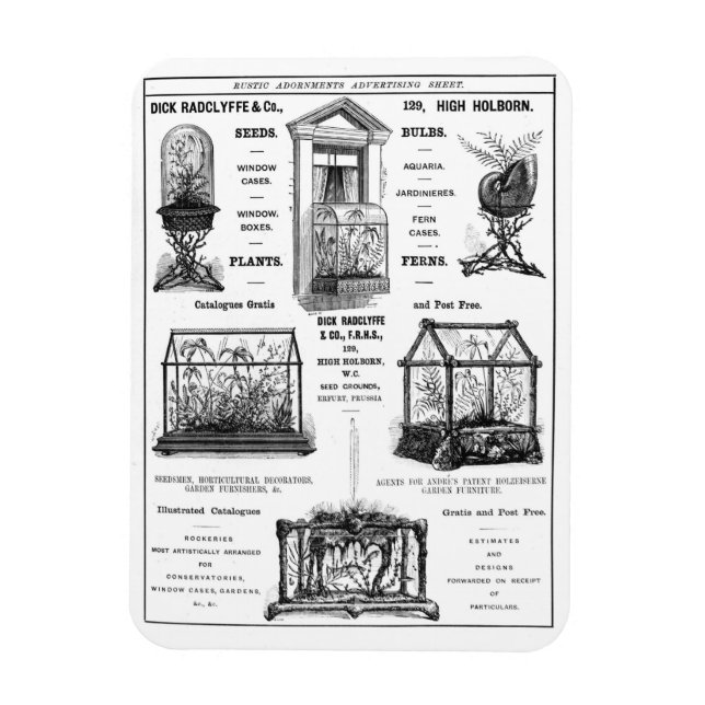 Reklam för Dick Radclyffe & Co. Rustic Ad Magnet (Vertikal)