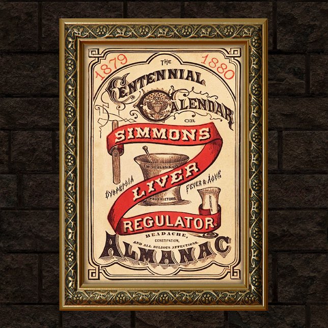 Reklam för gammalt leverregulator poster (Skapare uppladdad)