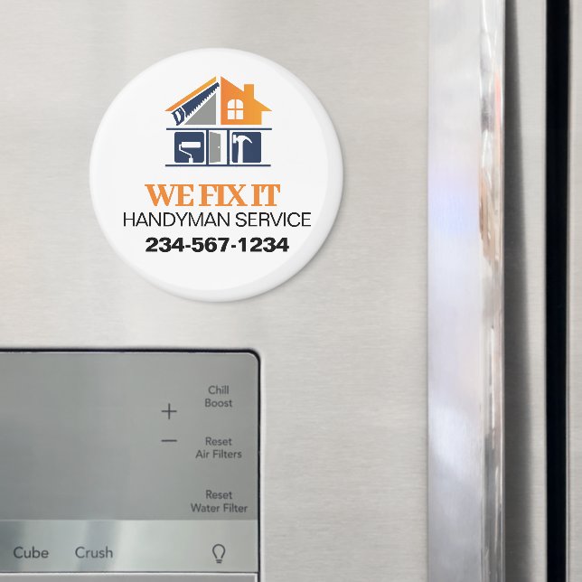 Reklam för handyman Service Magnet (In Situ (Fridge))