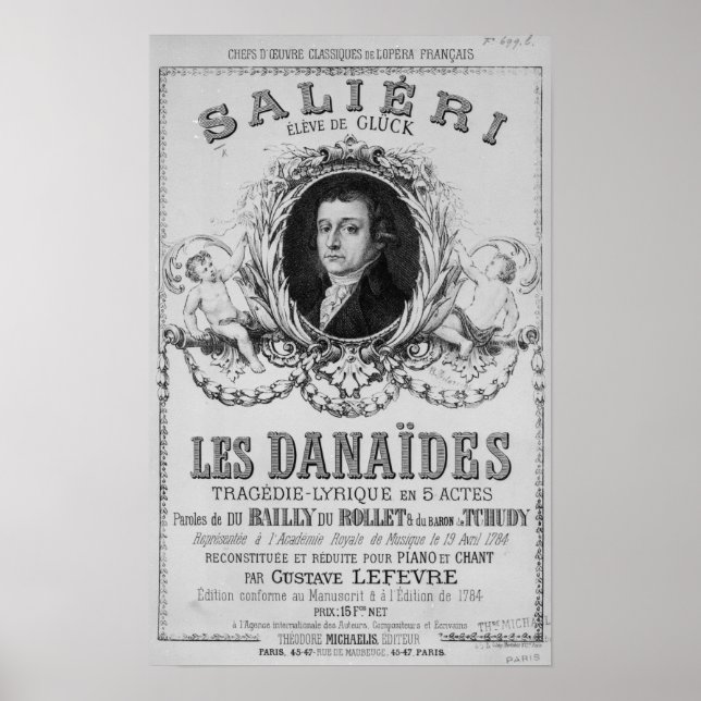 Reklam för "Les Danaides" Poster (Framsidan)