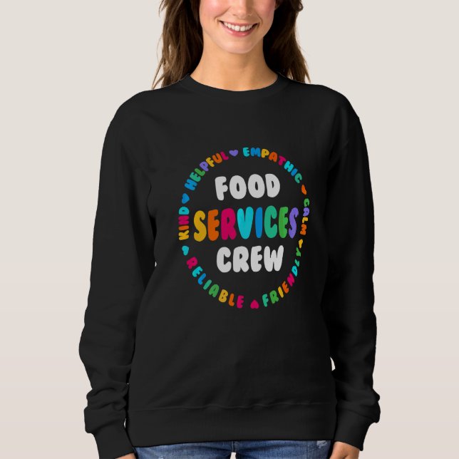 Reklam för matserveringspersonal Cafeteriahjälp fö T Shirt (Framsida)