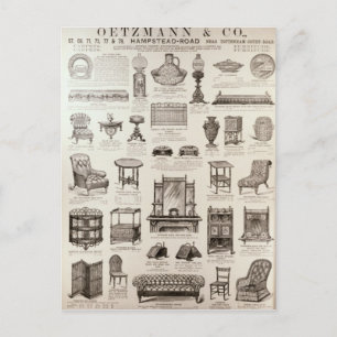 Reklam för Oetzmann & Co. Vykort