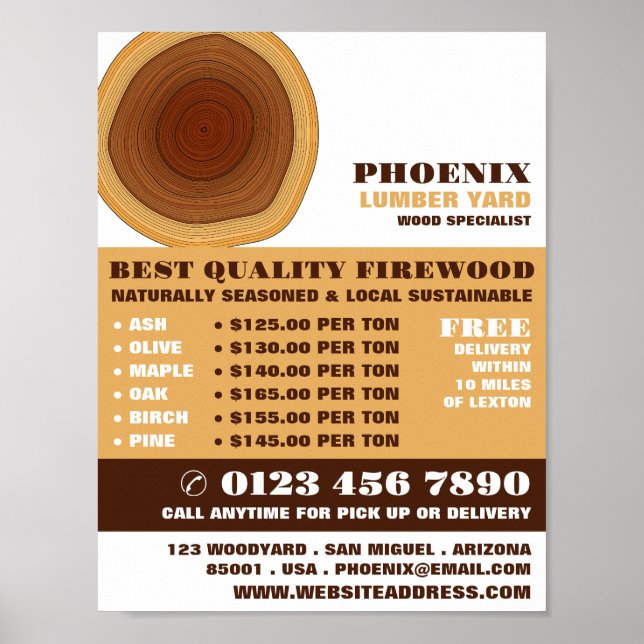 Reklam för örlogsverksamhet (Lumber/Timber/Wood Ya Poster (Framsidan)