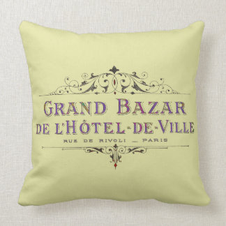 Reklam för Parisian Hotel Vintage Fransk Kudde