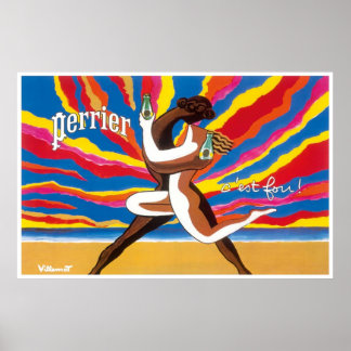 Reklam för perrier Vintage Poster