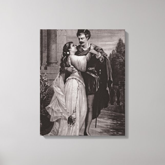 Reklam för "Romeo and Juliet", på operan Canvastryck (Framsida)