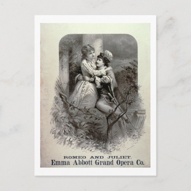 Reklam för 'Romeo och Juliet', med Emm Vykort (Framsida)