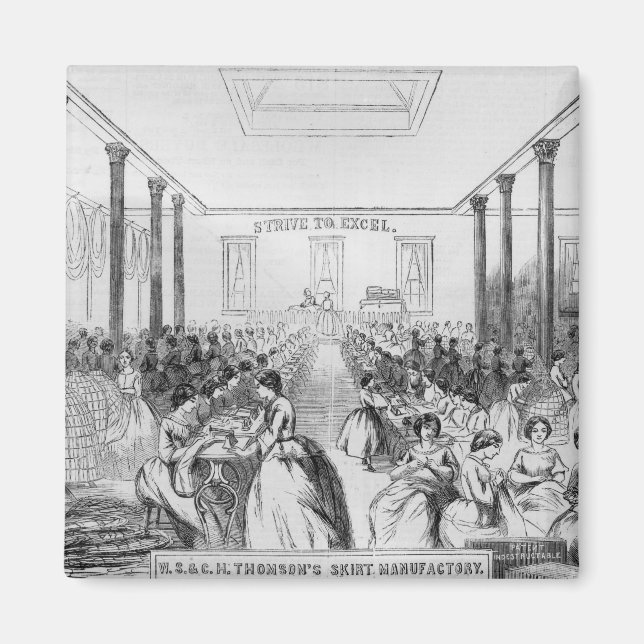 Reklam för Thomson's Skirt Manufacturers Magnet (Framsidan)