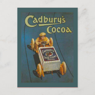 Reklam för Vintage av replik, kakao från Cadbury Vykort