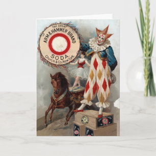 Reklam för vintage för Arm & Hammer Soda Kort