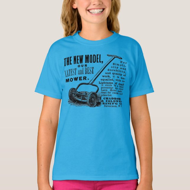 Reklam för vintagens gräsmatta tee (Framsida)