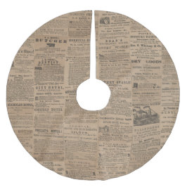 Reklam från förr, NY 1856 Julgransmatta Borstad Polyester