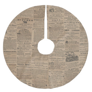 Reklam från förr, NY 1856 Julgransmatta Borstad Polyester