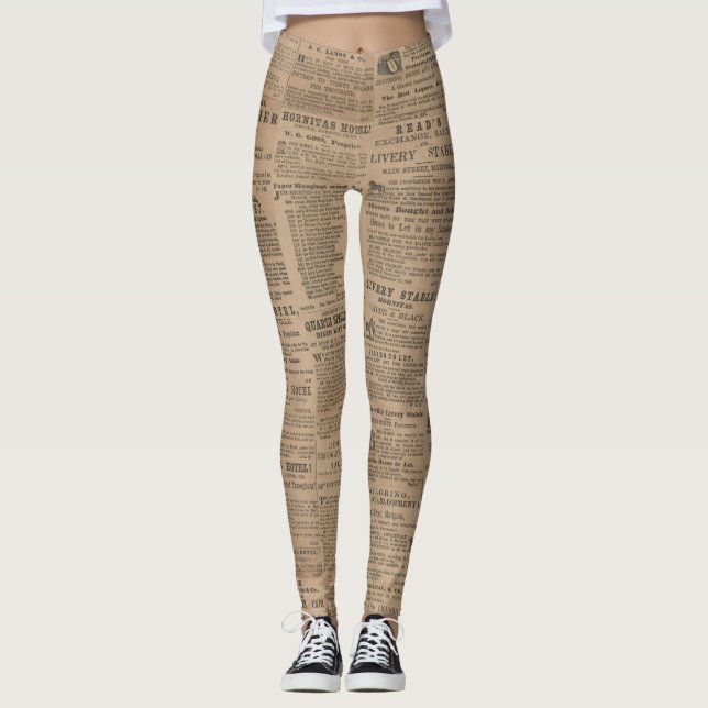 Reklam från förr, NY 1856 Leggings (Framsida)
