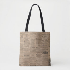 Reklam från förr, NY 1856 Totebag Tygkasse
