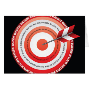 Reklam Internship Grattiss Bullseye, R Hälsningskort