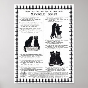 Reklam Maypole Tvål, Louis Wain Poster