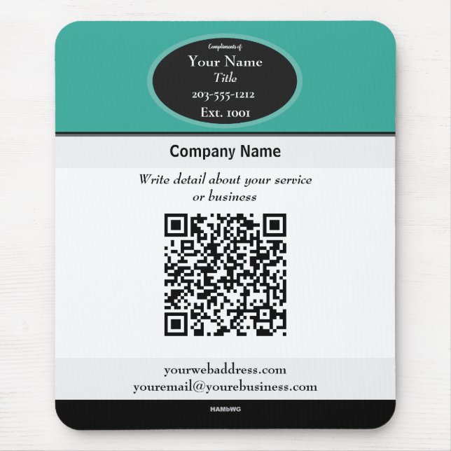 Reklam QR-kod Musmatta HAMByWG (Framsidan)