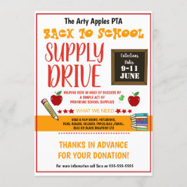 REKLAMBLAD för fundraiser för back to Inbjudningar