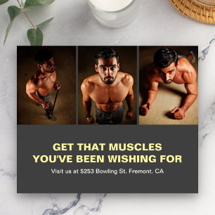 Reklamblad för gym