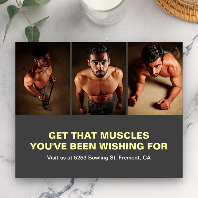 Reklamblad för gym (Skapare uppladdad)