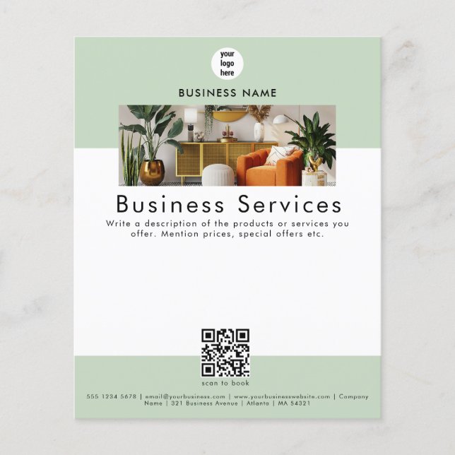 Reklamblad Försäljning Service Kampanj  Flygblad (Framsidan)