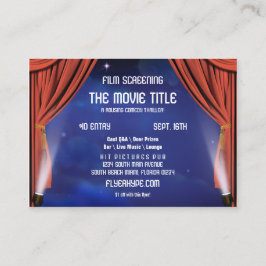 ReklambladHypegardinen arrangerar bion filmar att Visitkort