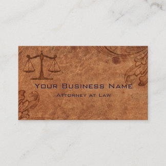Reklamerad läderadvokat vid juridik visitkort
